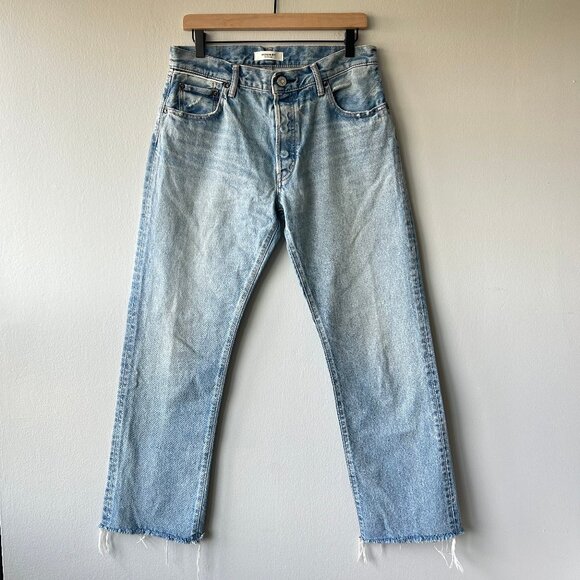 Moussy Vintage Sienna Straight Jeans Light Wash Premium Japanese Denim Sz 29 - Picture 2 of 11